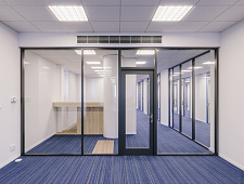 Виды и применение офисных перегородок