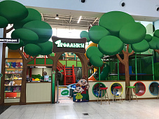 Ремонт «под ключ» детского игрового центра «Троллики» в ТРЦ «МЕГА-Адыгея»